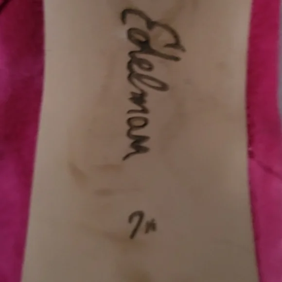 Sam Edelman Hot Pink High Heel Ankle Boot Ulyssa Ulissa Bootie Shoe Women 7 - Picture 10 of 11